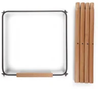 Krzesełka do karmienia - CHILDHOME Podwyższenie do krzesełka Evolu 2 Natural/Anthracite - miniaturka - grafika 1