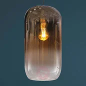 Lampy sufitowe - Artemide Gople szklana lampa wisząca, miedź - miniaturka - grafika 1