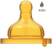 Butelki dla niemowląt - Chicco smoczek do butelki Original Touch latex powolny 2 szt - miniaturka - grafika 1