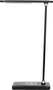 Orno Lampka biurkowa WIRLE OR-LB-1538/B LED 7W czarna z ładowarką indukcyjną i USB nowoczesna lampka nadaje wnętrzu współczesnej świeżości OR-LB-1538/B - Lampy stojące - miniaturka - grafika 5