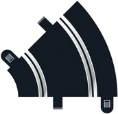 Samochody i pojazdy dla dzieci - Hornby scalextric 500008202  R1 krzywej 45 stopni  2 X, rennbahnhzubehoer C8202 - miniaturka - grafika 1