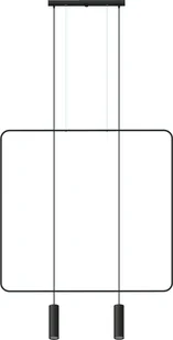 Lampa wisząca RANA 2 CZARNA TH.019CZ - Lampy sufitowe - miniaturka - grafika 9