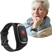 Smartband - Locon Life Plus BS.04S Czarny - miniaturka - grafika 1