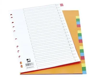 Q-Connect PRZEKŁ. A4 PP 225x297mm 20k MIX KOLORÓW Q-CON - Przekładki do segregatorów - miniaturka - grafika 3