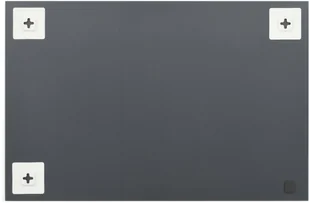 vidaXL Lustro ścienne, 60 x 40 cm, prostokątne, szklane - Lustra - miniaturka - grafika 4