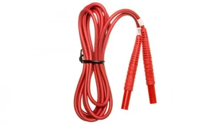 Conotech 2,2 m czerwony 1 kV (wtyki bananowe) WAPRZ2X2REBB - Przewody elektryczne - miniaturka - grafika 2