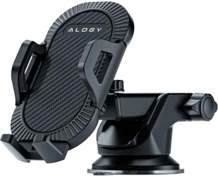 Alogy Uchwyt samochodowy 3w1 Alogy na szybę do kratki na deskę rozdzielczą Czarny 10224X1 - Uchwyty samochodowe do telefonów Alogy Uchwyt samochodowy 3w1 Alogy na szybę do kratki na deskę rozdzielczą Czarny 10224X1 - Uchwyty samochodowe do telefonów - miniaturka - grafika 2