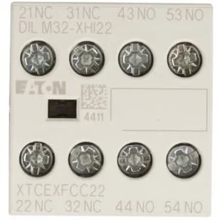 Eaton Styk pomocniczy 2Z 2R montaż czołowy DILM32-XHI22 277377 - Silniki elektryczne i akcesoria Eaton Styk pomocniczy 2Z 2R montaż czołowy DILM32-XHI22 277377 - Silniki elektryczne i akcesoria - miniaturka - grafika 1