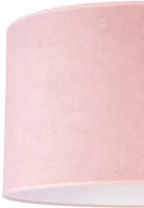 Lampy sufitowe - Euluna Lampa sufitowa Pastell Roller 45 cm różowa - miniaturka - grafika 1