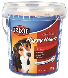 Trixie MIĘKKIE PRZEKĄSKI DLA PSA Happy Hearts 500g - Suplementy i witaminy dla psów - miniaturka - grafika 2