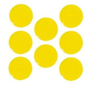 Magnesy do tablic żółte 20mm GM300-PY8 TETIS - Pozostałe akcesoria dla plastyków - miniaturka - grafika 2