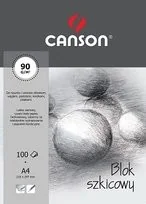 Canson Blok rysunkowy STUDENT A3 90g. 50k. - Szkolne artykuły papiernicze - miniaturka - grafika 4