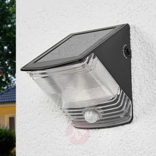Brennenstuhl Lampa ścienna solarna LED SOL 04 IP44 czarna - Lampy ogrodowe - miniaturka - grafika 3