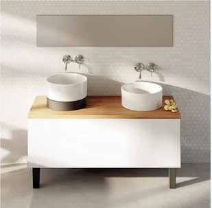 Marmorin Duo II 38x38  PU536030380 - Umywalki - miniaturka - grafika 2