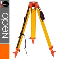 Sprzęt geodezyjny - Nedo Statyw drewniany ciężki zaciski na śrubę 200533 - miniaturka - grafika 1