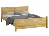 Łóżka - Magnat Meble Łóżko drewniane Lena 180x200 sosna - miniaturka - grafika 1