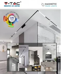 V-TAC Zestaw do Zwieszania Szynosystemu Magnetycznego - Akcesoria do oświetlenia - miniaturka - grafika 3