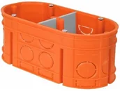 Puszki elektryczne i akcesoria - Simet Puszka podtynkowa dwupolowa 2xO60 Multiwall 33160008 - miniaturka - grafika 1