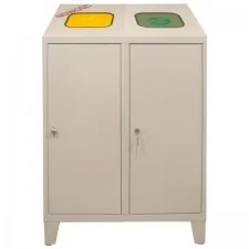 Malow Pojemnik do segregacji odpadów MPO 02r z ramą na worki MPO 02r - Szafy biurowe - miniaturka - grafika 2