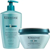 Zestawy kosmetyków damskich - Kerastase Cement Architecte Szampon 500 Maska 200 - miniaturka - grafika 1