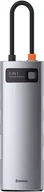 Huby USB - Baseus Hub 8w1 Metal Gleam Series USB-C do 3x USB 3.0 + HDMI + USB-C PD + Ethernet RJ45 + microSD/SD CAHUB-CV0G - miniaturka - grafika 1