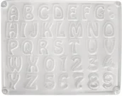 Akcesoria rzeźbiarskie - Rayher Rayher, forma odlewnicza, Alfabet, 37 motywów - miniaturka - grafika 1