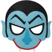 Dodatki do strojów karnawałowych - Amscan Maska "Niebieski Wampirek", filcowa, 848427-55 - miniaturka - grafika 1