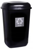 Kosze na śmieci - Kosz Do Segregacji Śmieci ,,inne'' 45L Srebrny - miniaturka - grafika 1