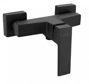 Invena Bateria natryskowa Paros czarna BN-09-004-A - Baterie wannowe i prysznicowe - miniaturka - grafika 2