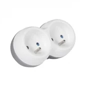 Przedłużacze i rozgałęźniki - Libox Rozgałęźnik sieciowy 2 GN z uziemieniem LB0166-2 LIBOX - miniaturka - grafika 1