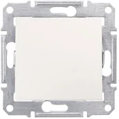 Wyłączniki światła i elektryczne - LEDart schodowy, Schneider Electric SEDNA SDN0400123, bez ramki, kolor kremowy - miniaturka - grafika 1