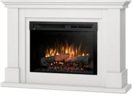 Kominki elektryczne - Warmtec Kominek elektryczny Warmtec Luena wkład Dimplex 26" XHD Optiflame biały mat LUENA-26-W01 - miniaturka - grafika 1