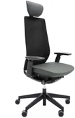 Fotele i krzesła biurowe - Profim Krzesło Accis Pro 151SFL TYP B Czarne regulowany zagłówek oraz podparcie odcinka lędźwiowego - miniaturka - grafika 1
