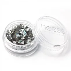 Neess Blink Jet, ozdoba na paznokcie trójkąty Srebrne, 1 g - Lakiery do paznokci - miniaturka - grafika 2