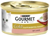 Mokra karma dla kotów - Purina Gourmet Megapakiet Gold Ragout, 48 x 85 g - Wołowina i kurczak - miniaturka - grafika 1