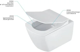 Deante Miska Anemon zero + DESKA CDZ_6ZPW|CDZ 6ZOZ - Miski WC - miniaturka - grafika 3