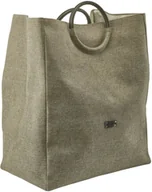 Kosze na bieliznę - Aquanova Kosz na pranie JADA beige - miniaturka - grafika 1