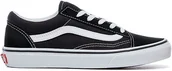 Trampki męskie - Vans obuwie ęce KIDS OLD SKOOL Black/True White - miniaturka - grafika 1