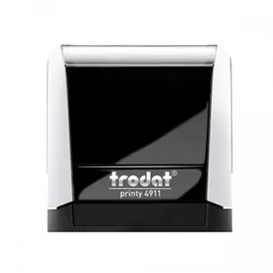 Trodat Pieczątka automat 4911 biała - poduszka czarna 38X14mm /TRE_4911BIWCA/ UN267-10 - Pieczątki - miniaturka - grafika 2