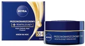 Kremy do twarzy - Nivea Przeciwzmarszczkowy + Rewitalizujący krem na noc 55+ 50ml 92516-uniw - miniaturka - grafika 1