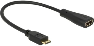 Delock Kabel HDMI Ethernet A - mini HDMI C 0.23m 65650 - Kable Delock Kabel HDMI Ethernet A - mini HDMI C 0.23m 65650 - Kable - miniaturka - grafika 3