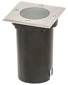 Lampy pozostałe - Rabalux Rábalux 8714 A + + to E, zewnętrzna lampa podłogowa Tacoma, do zamontowania metalowy, GU10, stal nierdzewna/czarna, 11 x 11 x 15 cm 8714 - miniaturka - grafika 1