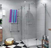 Kabiny prysznicowe - Durasan Livorno DUO SQUARE ND 90x90 - miniaturka - grafika 1