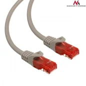 Kable miedziane - Maclean Maclean Kabel patchcord cat6 2m szary MCTV-302S MCTV-302S - miniaturka - grafika 1