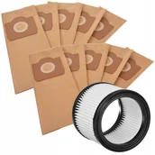 Filtry do odkurzaczy - Bosch Filtr Worki Papierowe do GAS-15 GAS-20 1200 - miniaturka - grafika 1