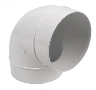 Awenta Kolano kanału okrągłego 90`(fi 100) - Rury i kanały wentylacyjne - miniaturka - grafika 2