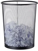 Kosze na śmieci - Relaxdays kosz na papier, duży kosz na papier do biura, kosz na śmieci 20 litry metalowe,  30 cm, wysokość 35 cm, różne kolory 1022507_46 - miniaturka - grafika 1
