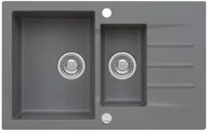 Zlewozmywaki - AXIS MOJITO 120 | Szary - miniaturka - grafika 1