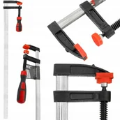 Narzędzia warsztatowe - VERKE ŚCISK STOLARSKI ZACISK UCHWYT 1000mmx120mm TYP V86579 - miniaturka - grafika 1