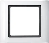 Wyłączniki światła i elektryczne - Merten 400119 Aqua designerska ramek, 1-krotnie, biel polarna 1325960 - miniaturka - grafika 1